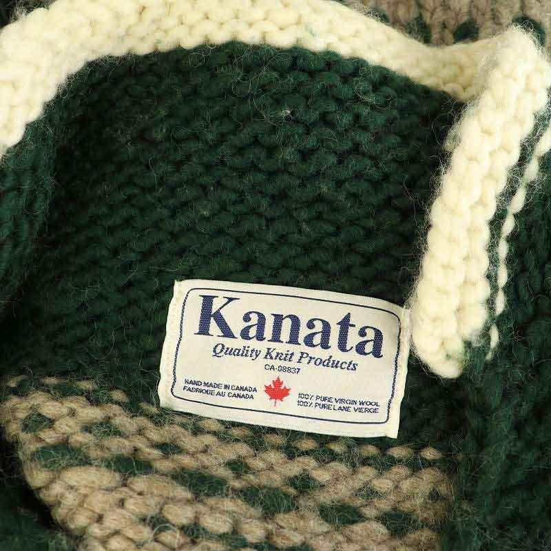 カナタ KANATA カーディガン カウチンニット セーター トナカイ