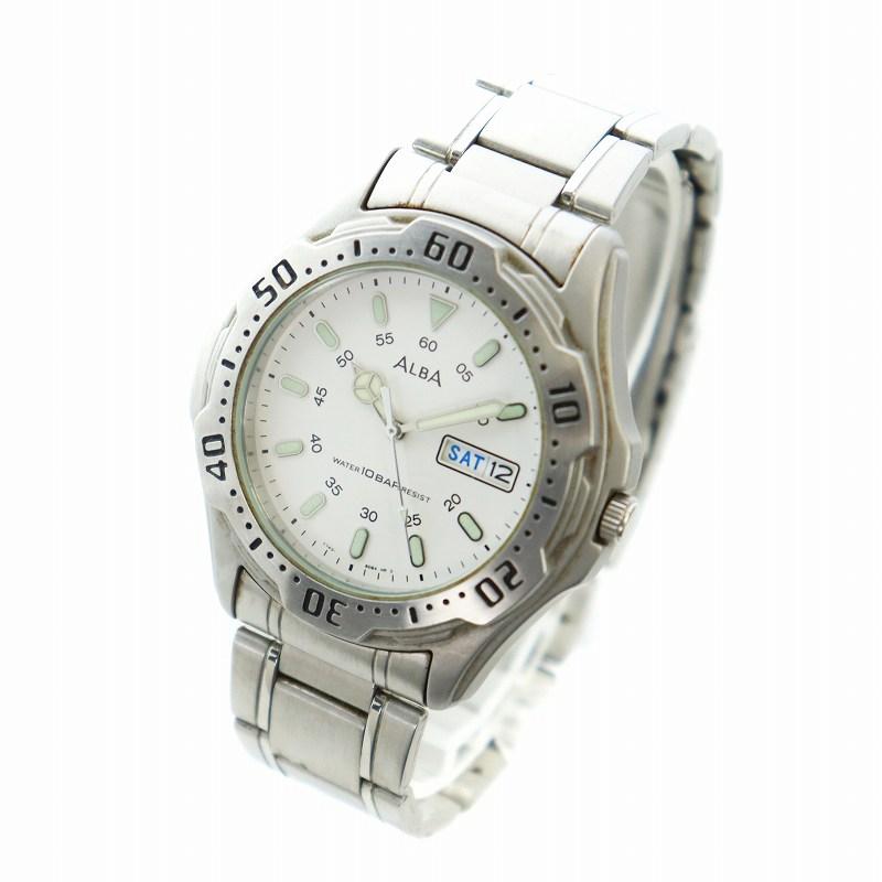 セイコー SEIKO アルバ ALBA 腕時計 ウォッチ クォーツ カレンダー付き