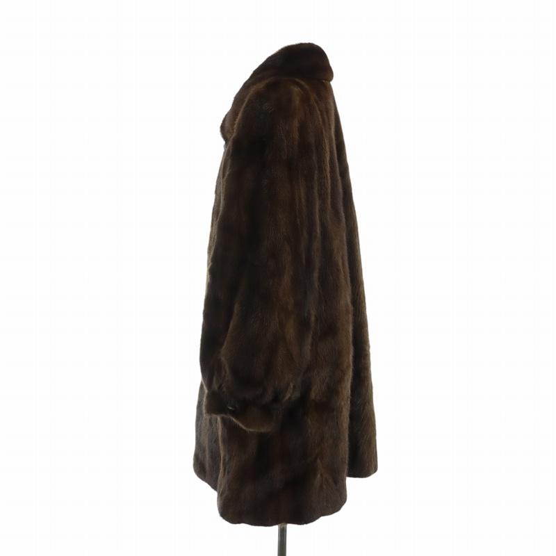 ミツコシ MITSUKOSHI マルヴォワジー Malvoisie 毛皮コート ミンク