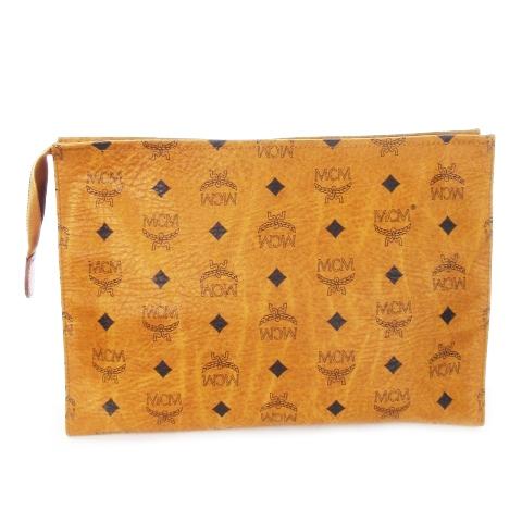 エムシーエム MCM セカンドバッグ クラッチバッグ レザー エムシーエム MCM セカンドバッグ クラッチバッグ レザー