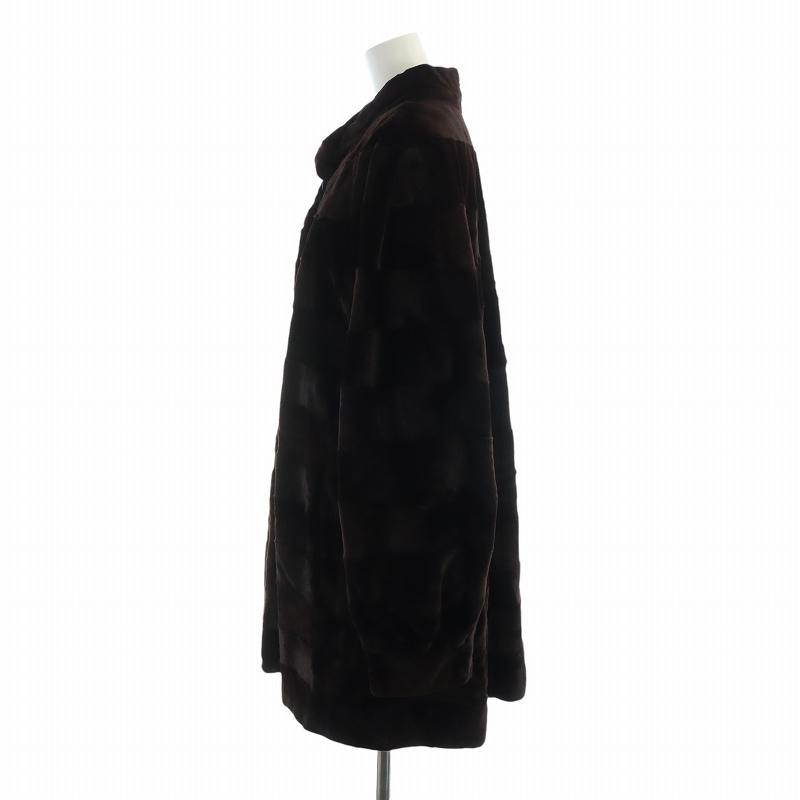 クラッセ cresce moonbat社 毛皮コート シェアードミンクファー ロング