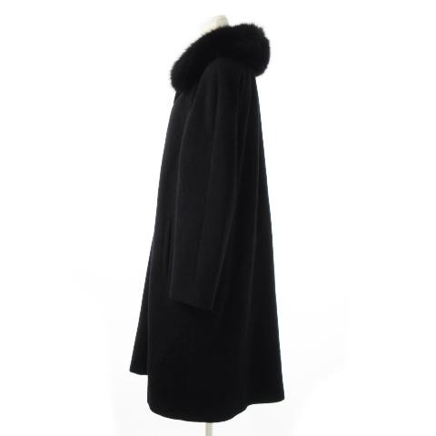 リーブル LIBRE 東京スタイル ロング コート ブルーフォックスファー  