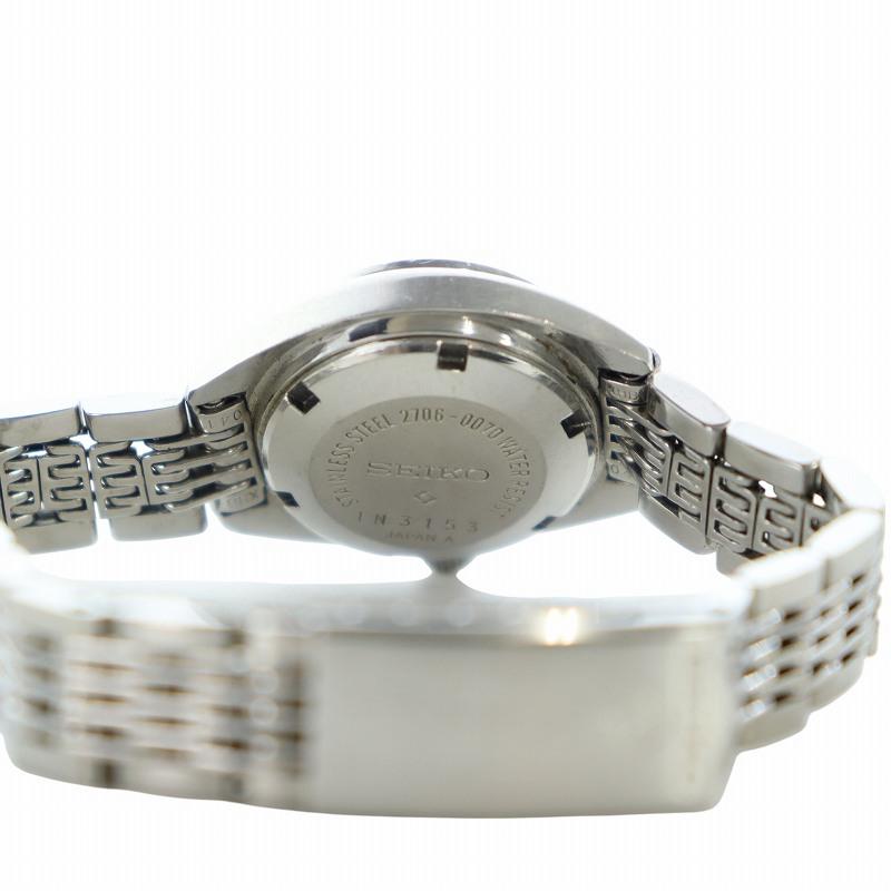 セイコー SEIKO ジャンク品 腕時計 ウォッチ 自動巻き デイト 黒文字盤
