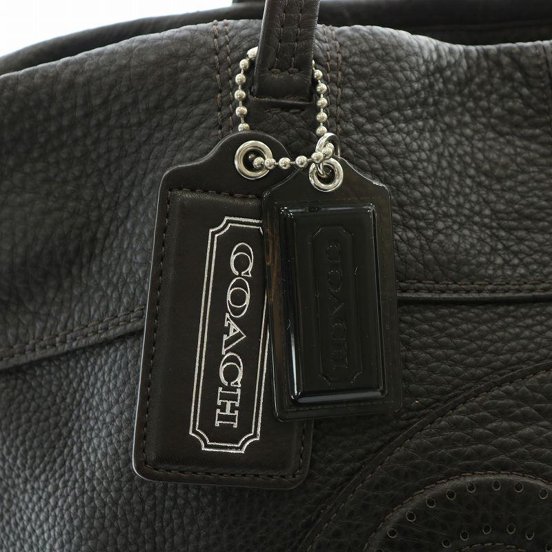COACH コーチ トートバッグ ハンドバッグ レザー ロゴチャーム COACH コーチ トートバッグ ハンドバッグ レザー ロゴチャーム