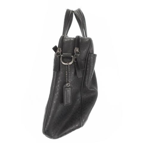 COACH コーチ ブリーフケース ビジネスバッグ PVC ロゴチャーム