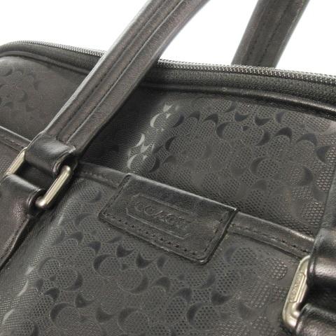COACH（コーチ） ブリーフケース ビジネスバッグ PVC ロゴチャーム