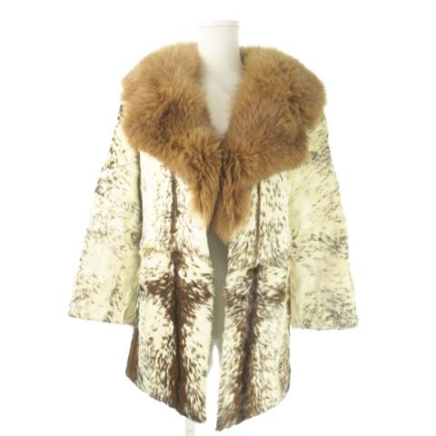 ムーンバット Moon Bat Fur ファーコート ショート丈 ショールカラー 