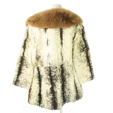 ムーンバット Moon Bat Fur ファーコート ショート丈 ショールカラー 