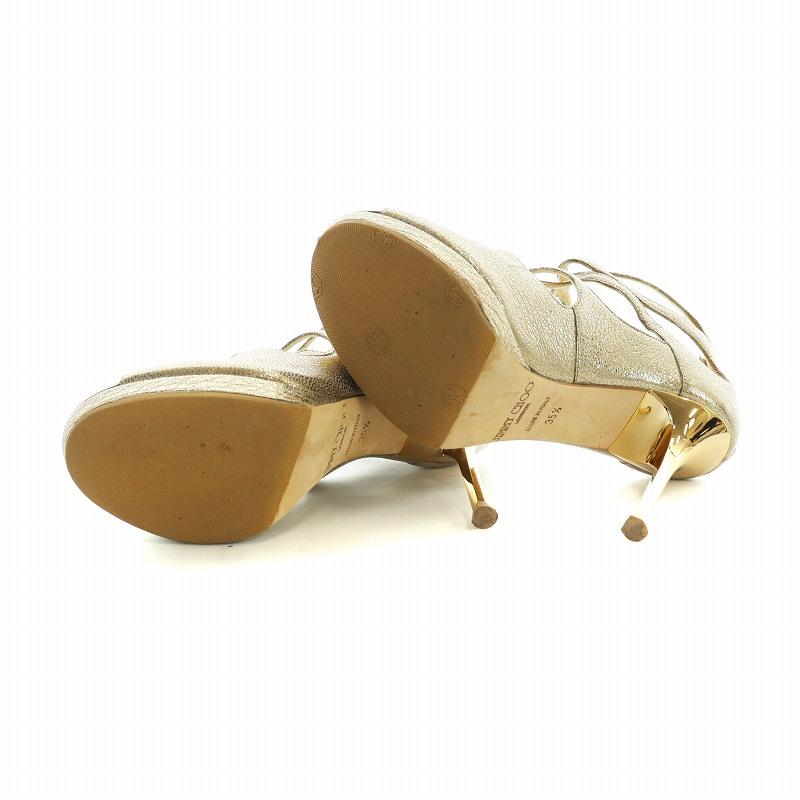 ジミーチュウ JIMMY CHOO パンプス オープントゥ ハイヒール