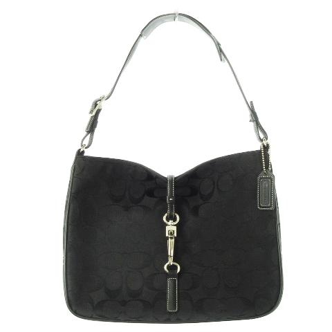 COACH（コーチ） ハンドバッグ ワンハンドル キャンバス 切替 レザー