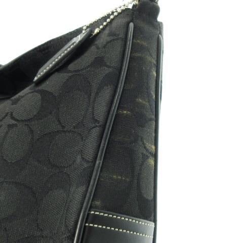 COACH（コーチ） ハンドバッグ ワンハンドル キャンバス 切替 レザー