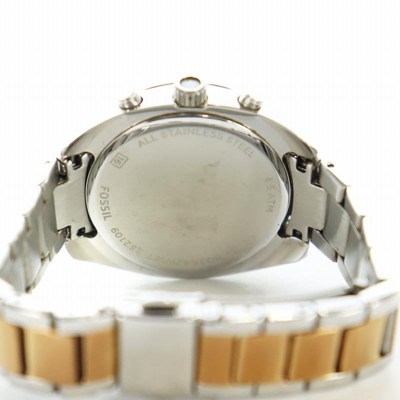 フォッシル FOSSIL 腕時計 ウォッチ クォーツ クロノグラフ 白文字盤