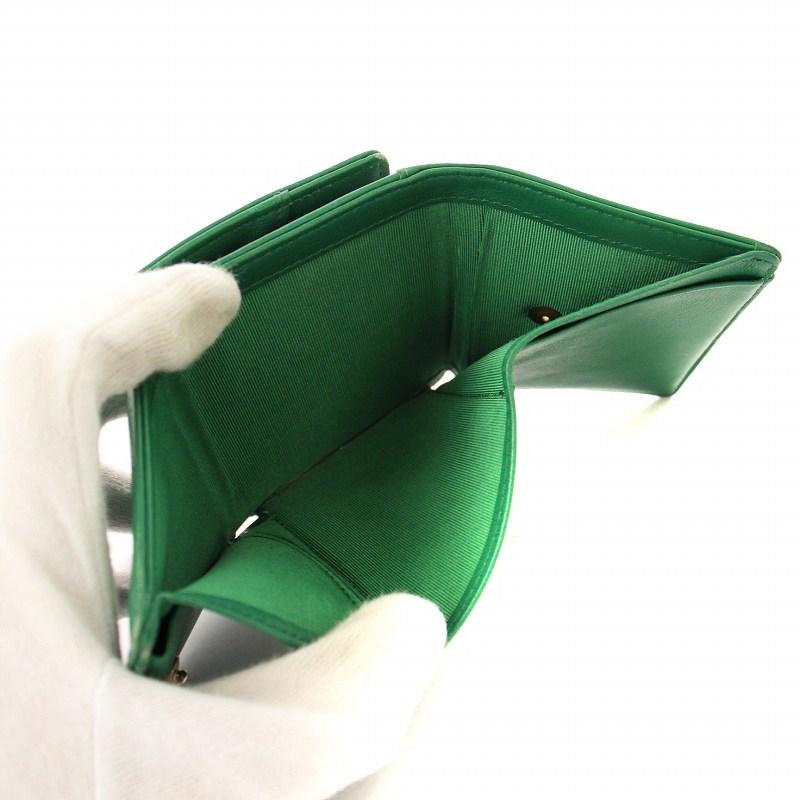 agnes b. アニエスベー 三つ折り財布 ミニウォレット レザー agnes b. アニエスベー 三つ折り財布 ミニウォレット レザー