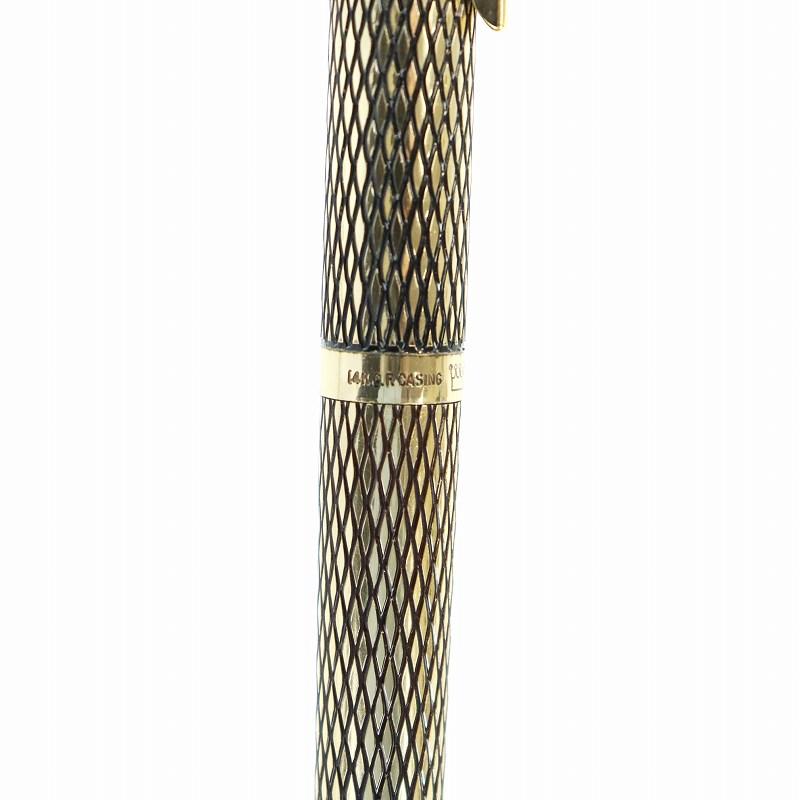 シェーファー SHEAFFER 万年筆 筆記用具 文房具 ロゴ 総柄 14K 585