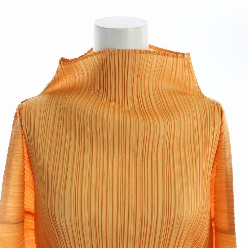 プリーツプリーズ イッセイミヤケ カットソー 長袖 プリーツ  