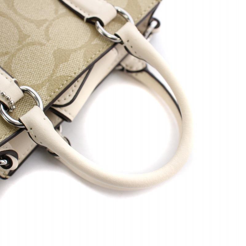 COACH コーチ ノースサウスミニトートシグネチャーキャンバス 2WAY  