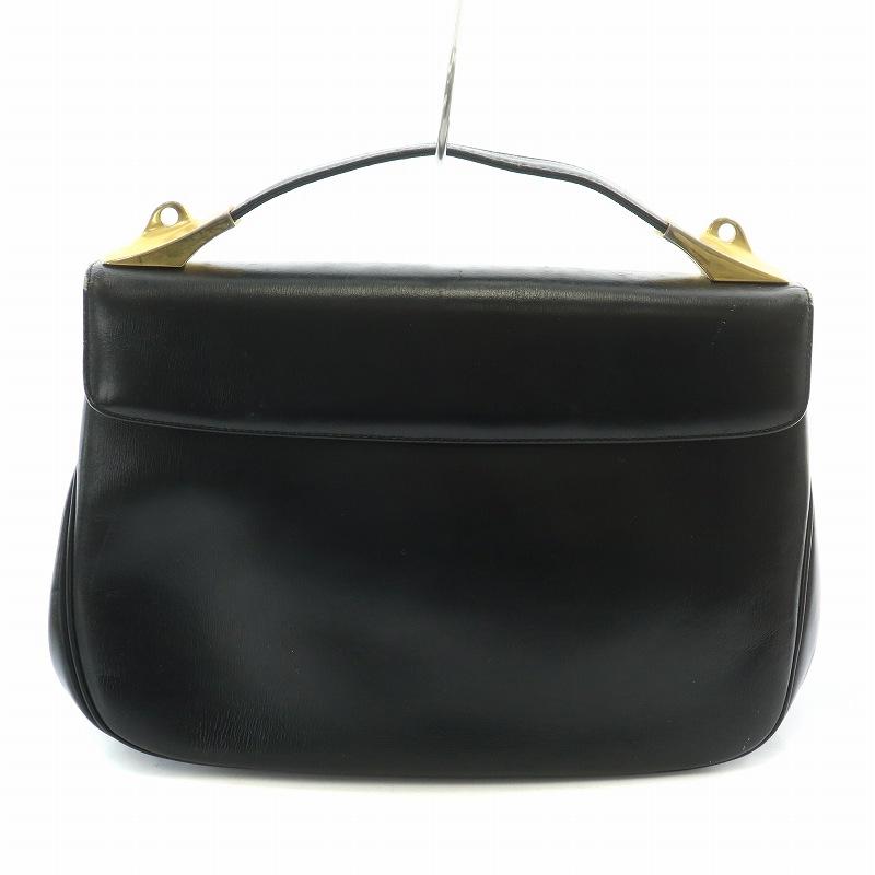 Christian Dior クリスチャンディオール ハンドバッグ レザー CDロゴ 