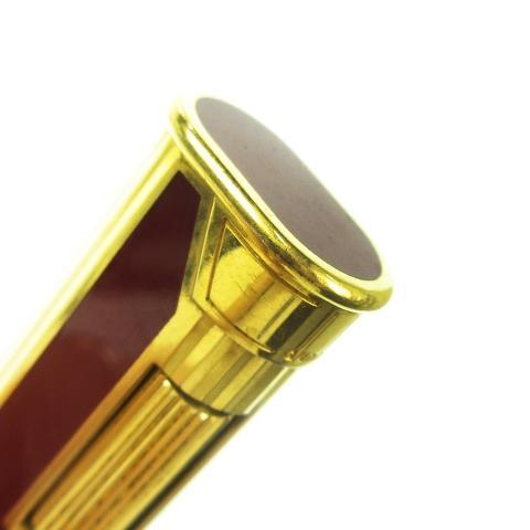 Dunhill - ダンヒル ライター スリム ガス ローラー 火花確認済 ゴールドカラー ボルドー dunhill ダンヒル ライター 喫煙具 スリム ガス ローラー式 火花