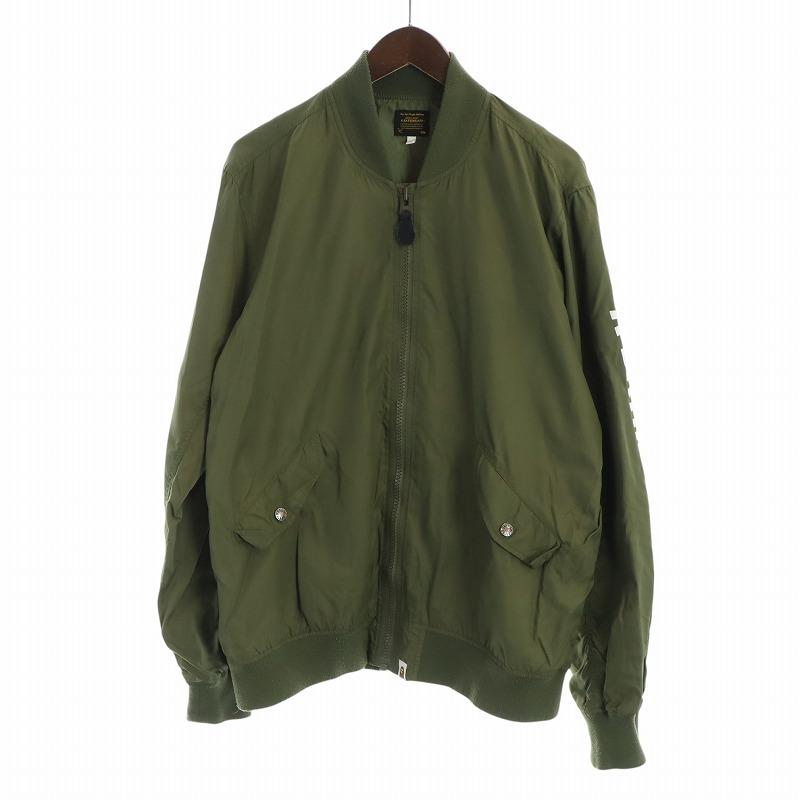 APE エイプ 迷彩 カモ MA-1 フライトジャケット A BATHING APE エイプ MA1 フライトジャケット M ドットカモ 【公式通販】