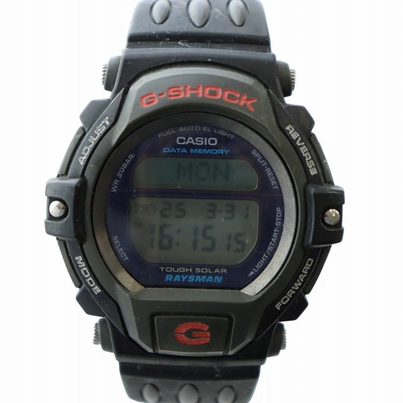 G-SHOCK カシオジーショック CASIO RAYSMAN レイズマン 腕時計 ウォッチ タフソーラー デジタル デイト 黒 ブラック ...