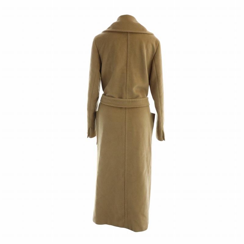 MaxMara□マックスマーラカシミアウールラップコート□白タグ36