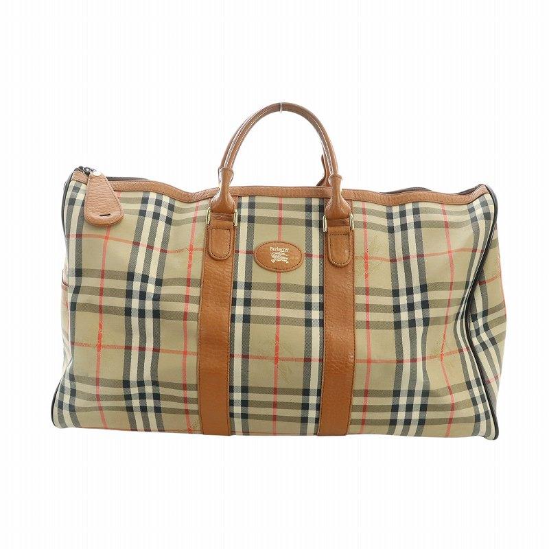 バーバリーズ Burberrys ヴィンテージ ボストンバッグ ノバチェック