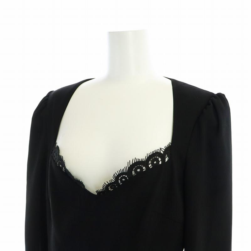 セルフポートレイト self-portrait ミドルワンピース ウエストベルト