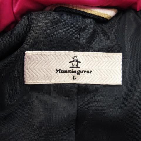 Munsingwear マンシングウエア ダウンベスト ロング丈 黒 L マンシング