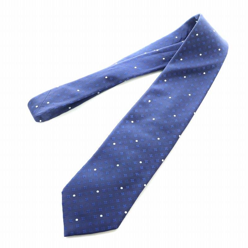 ルイヴィトン LOUIS VUITTON ネクタイ 絹 シルク レギュラータイ 水玉