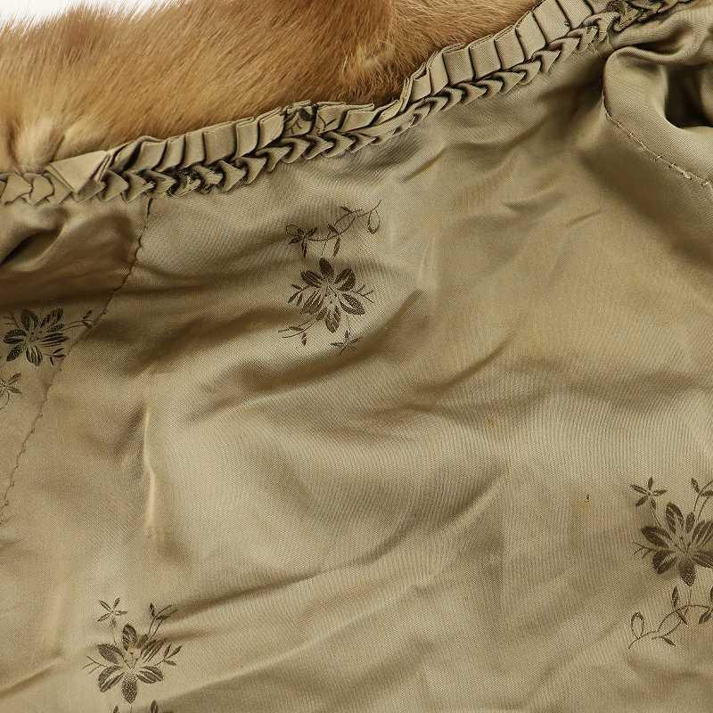 ノーブランド ファーコート 毛皮コート ミンク ミディアム 13 XL