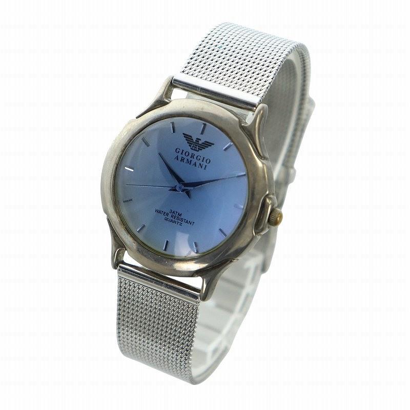 未使用 GIORGIO ARMANI ジョルジオアルマーニ メッシュ ベルト キズ有 GIORGIO ARMANI ジョルジオアルマーニ メッシュ ベルト