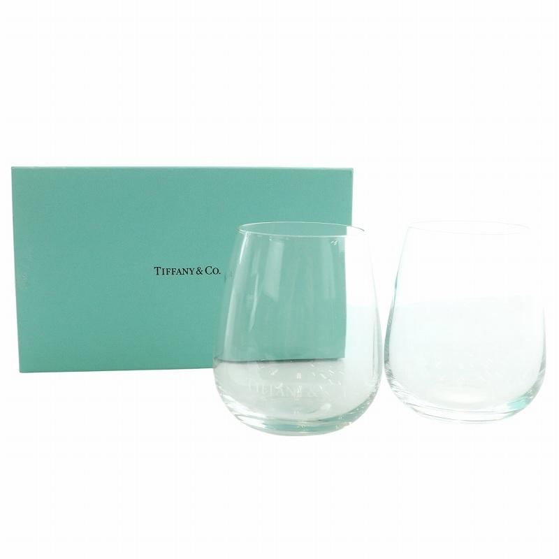ティファニー TIFFANY & CO. TCOタンブラーグラス コップ 2個セット 