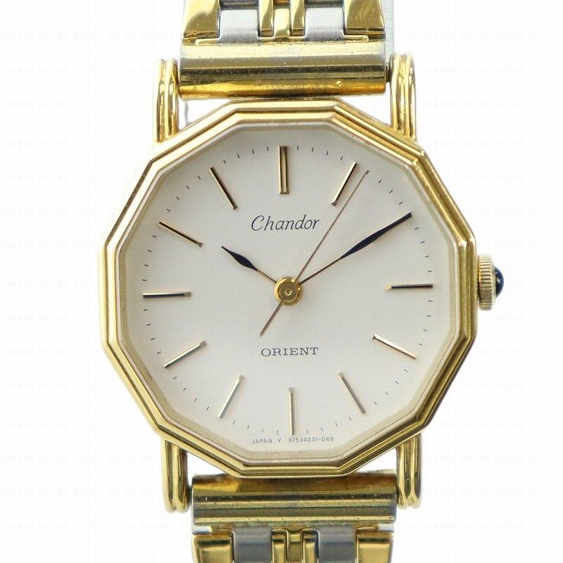電池新品／ORIENT Chandor C7701X オリエント シャンドール オリエント ORIENT シャンドール chandor 腕時計 ウォッチ クォーツ 白
