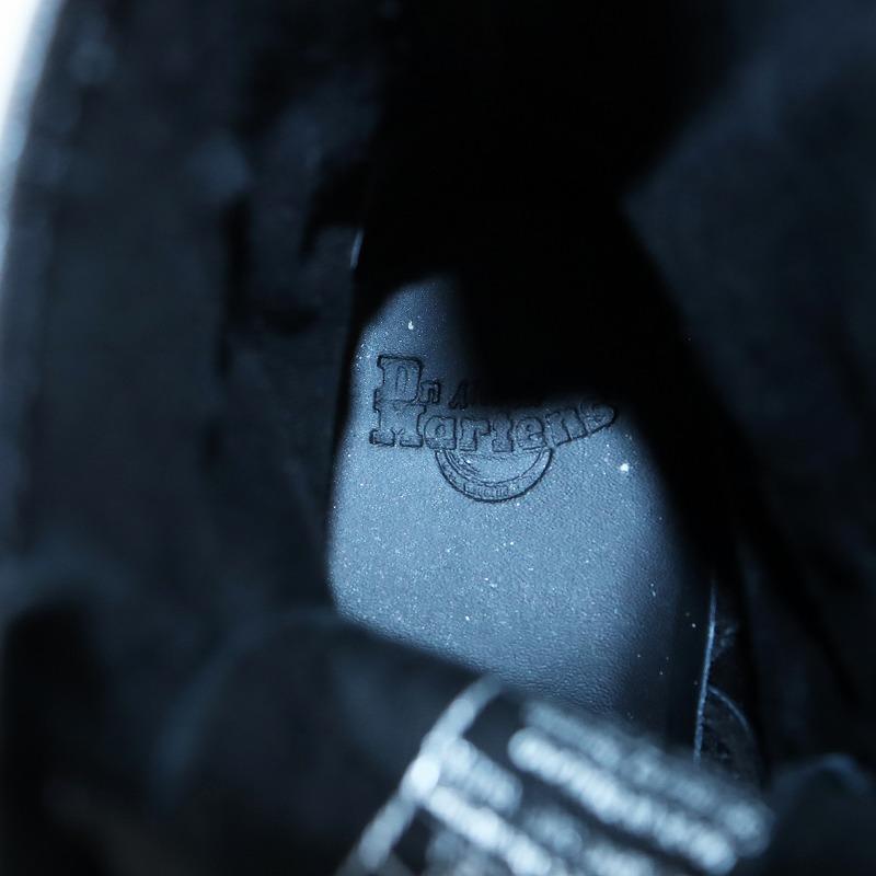 【中古】ドクターマーチン DR.MARTENS モノ MONO soft buck ショートブーツ 8ホール スエード レザー UK4 23cm 黒 Dr.Martens（ドクターマーチン） モノ MONO soft buck ショートブーツ