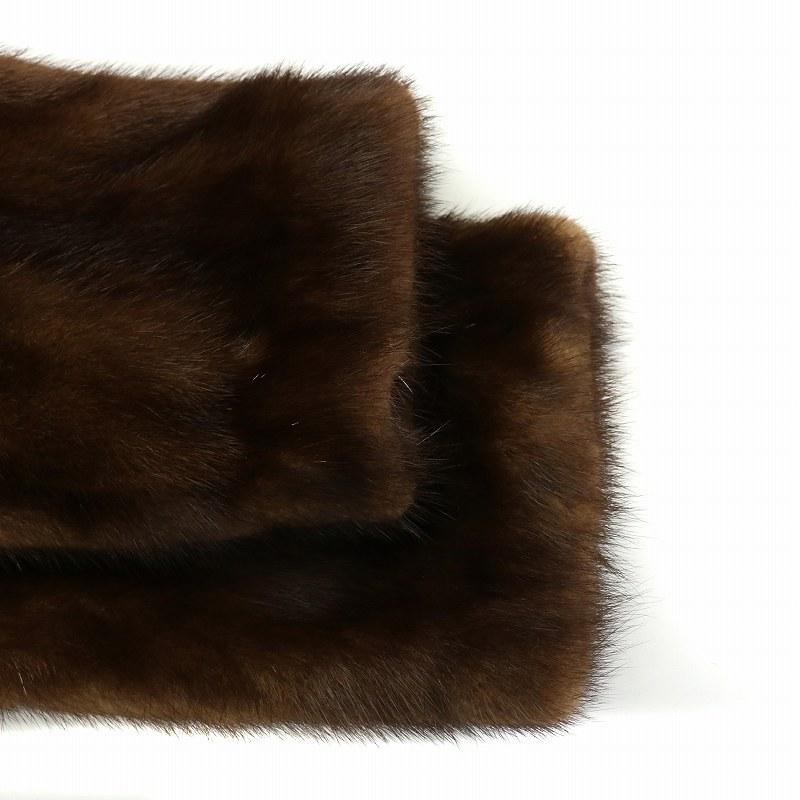 【中古】ムーンバット MOOBAT ファー フラッシュ FUR FLASH ファーコート 毛皮コート ミンク ハーフ 11 L 茶 ムーンバット MOOBAT ファー フラッシュ FUR FLASH ファーコート 毛皮