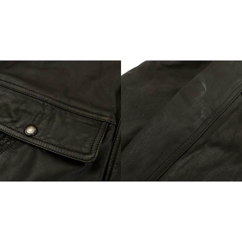 デュランテ DURANTE レザー ジャケット ブルゾン 羊革