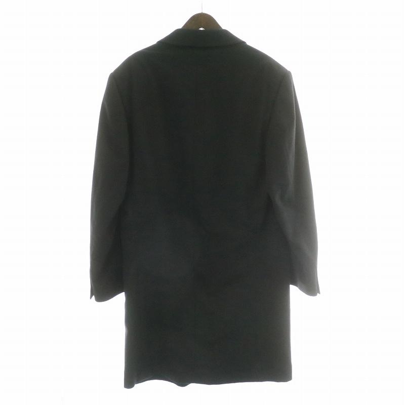 GIANNI VERSACE レザー&カシミア　チェスターコート GIANNI VERSACE レザー&カシミアチェスターコート