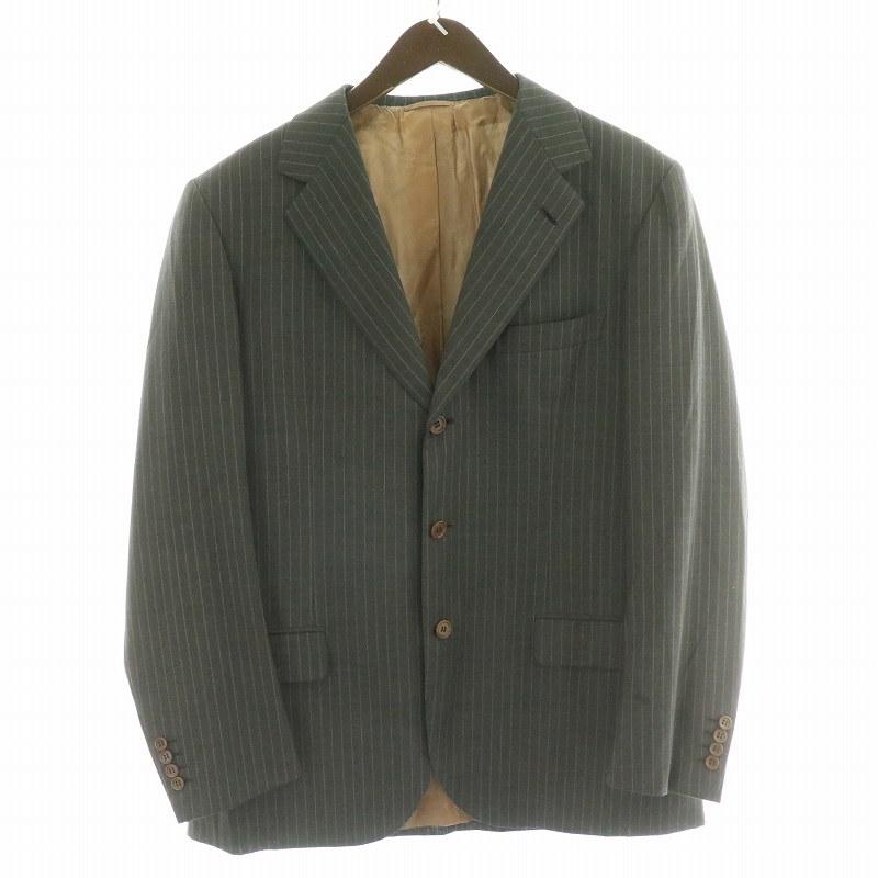 ブリオーニ BRIONI NOMENTANO テーラードジャケット 3B 総裏地 サイド 