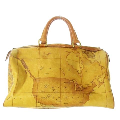 プリマクラッセ PRIMA CLASSE ボストンバッグ PVC レザー 世界地図柄