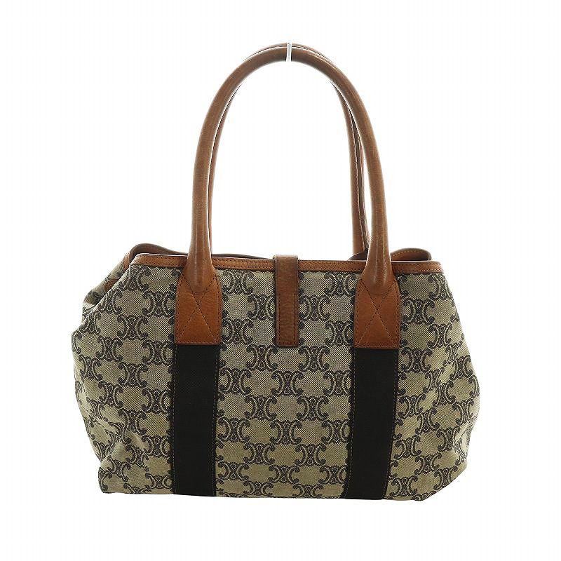 CELINE セリーヌ パリマカダム トートバッグ ハンド ロゴ CELINE セリーヌ パリマカダム トートバッグ ハンド ロゴ