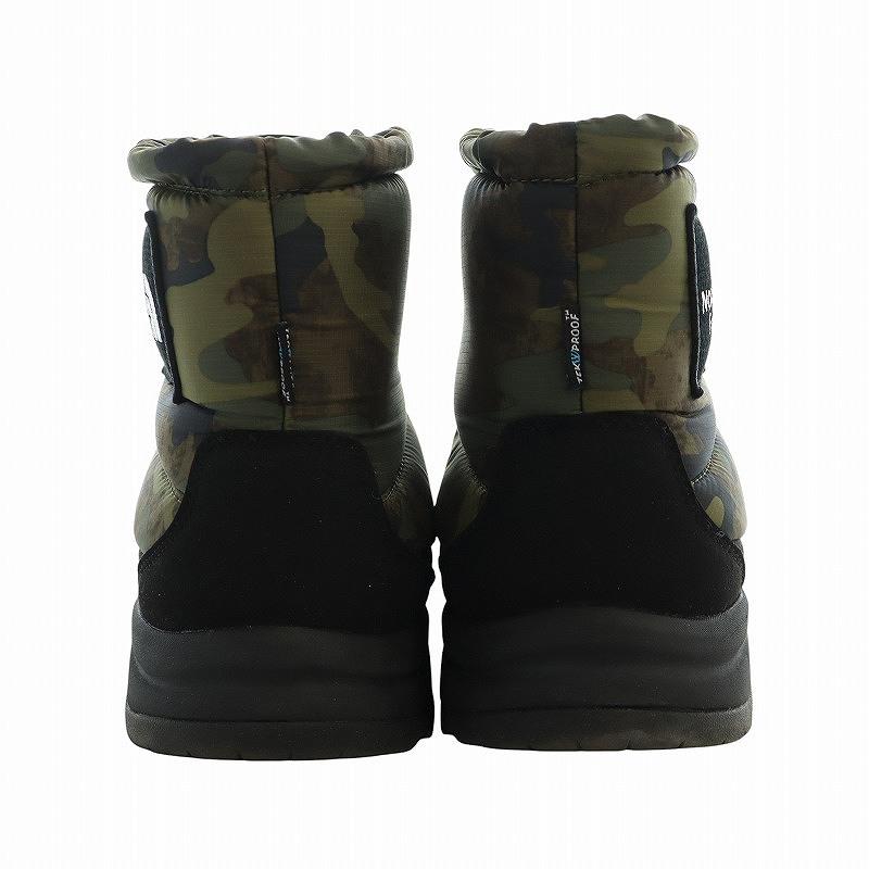 ノースフェイス カモフラ ヌプシ ウォータープルーフ スノーブーツ 27cm THE NORTH FACE ザノースフェイス ヌプシ ブーティ ウォータープルーフ