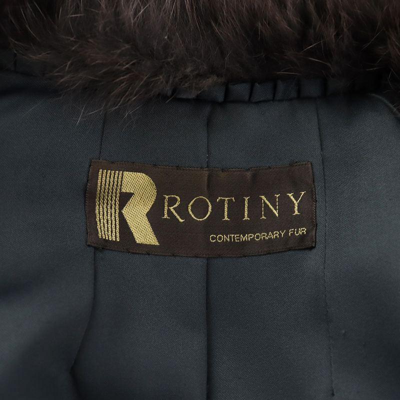 ロティニー ROTINY ファーコート 毛皮コート ミドル丈 フォックス