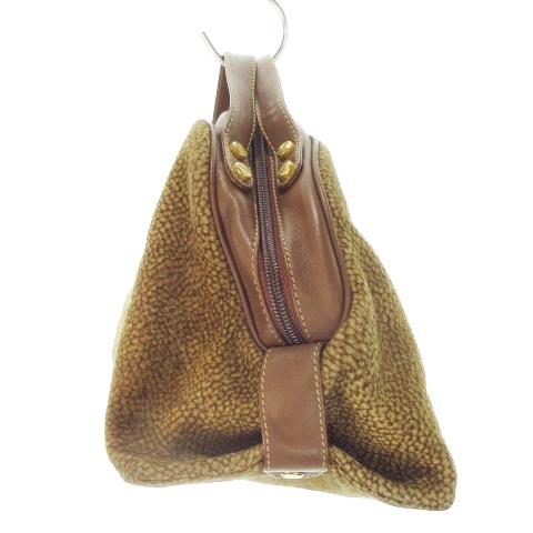 ボルボネーゼ BORBONESE PATENTED redwall ハンドバッグ ミニバッグ