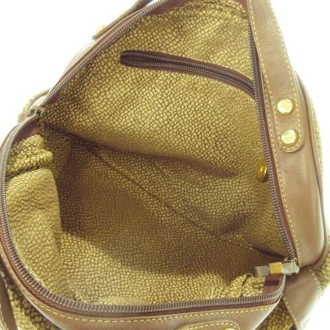 ボルボネーゼ BORBONESE PATENTED redwall ハンドバッグ ミニバッグ