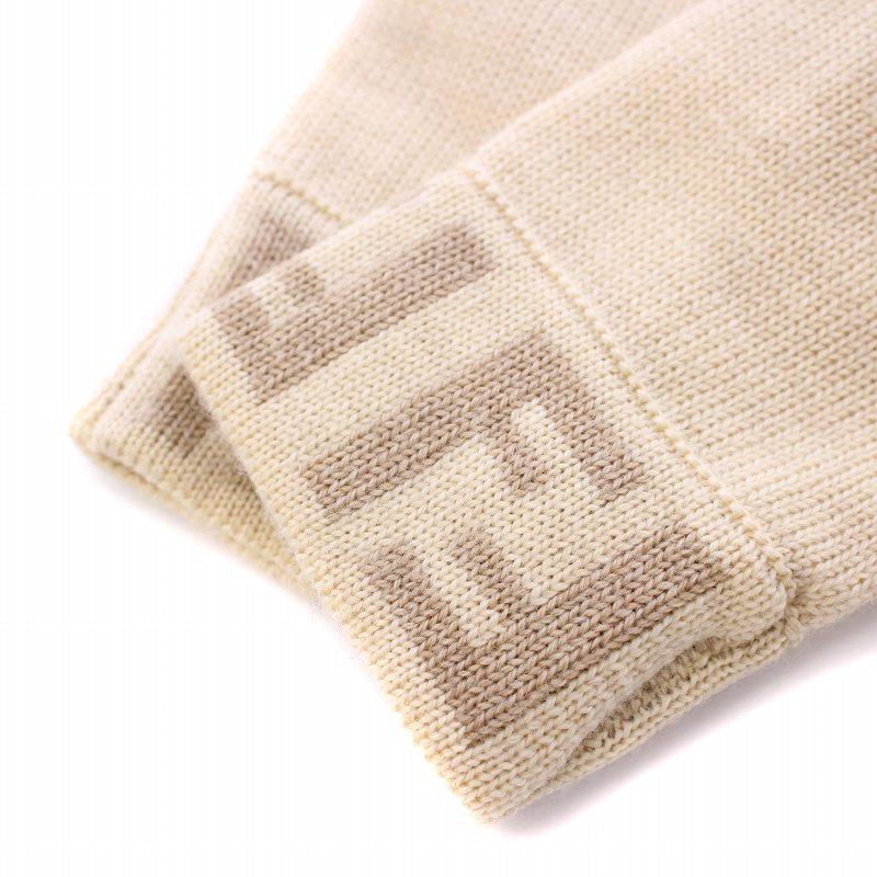 FENDI 2点セット ニット帽 手袋 ブラウン FENDI（フェンディ） FENDI 2