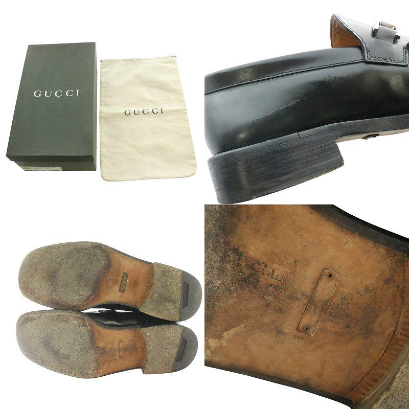 GUCCI（グッチ） ホースビット ローファー 革靴 レザー 箱付き 40 25cm