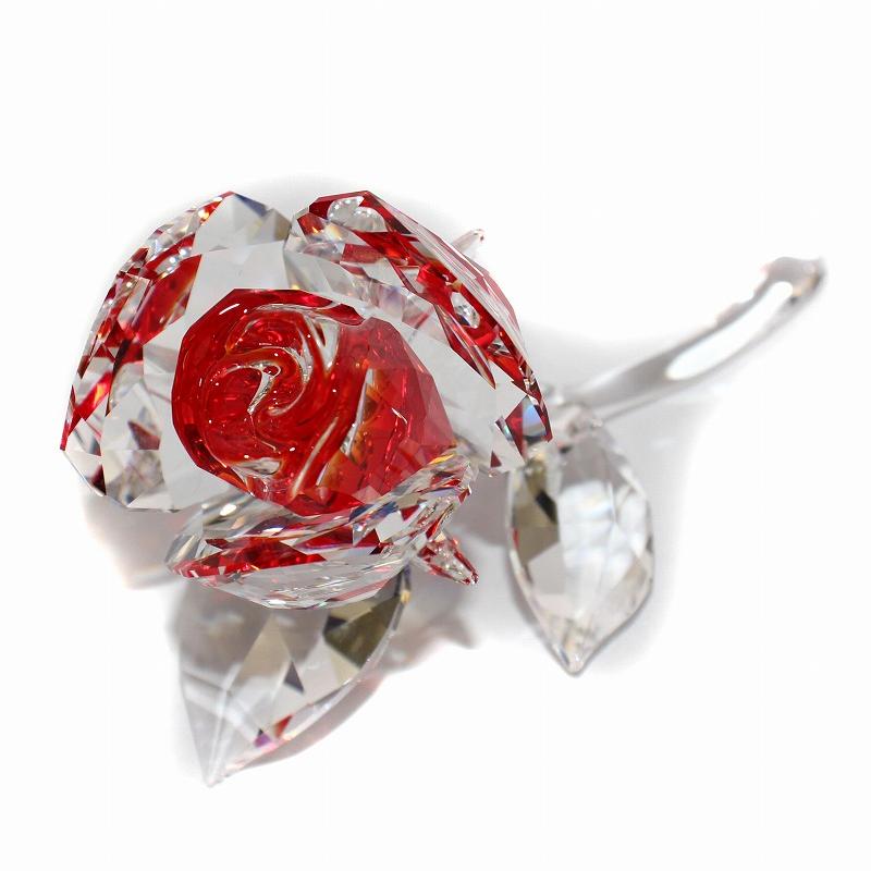 スワロフスキー　SWAROVSKI ブロッサミングローズ　レッド スワロフスキー ブロッサミング ローズ バラ Red 箱つき