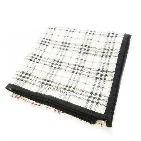 BURBERRY バーバリー ハンカチ ノバチェック 総柄 ロゴ ベージュ /AO3  