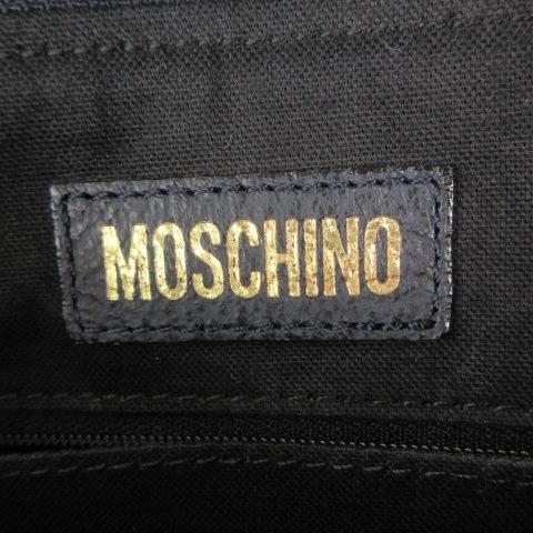 モスキーノ MOSCHINO ハンドバッグ ワンハンドル キャンバス モスキーノ MOSCHINO ハンドバッグ ワンハンドル キャンバス
