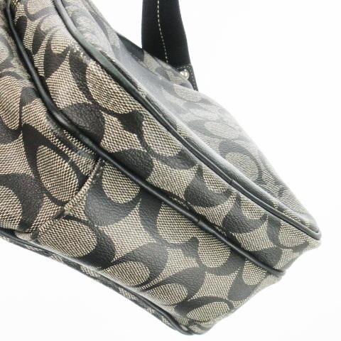 コーチ COACH ショルダーバッグ PVC 黒 シグネチャー F70589 COACH（コーチ） ショルダーバッグ PVC レザー 革 シグネチャー ロゴ